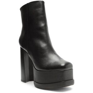 SCHUTZ Black Platform Ankle Boots